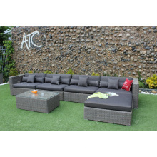 Le design le plus attrayant Sectional Patio Set de canapé de jardin Meubles en osier